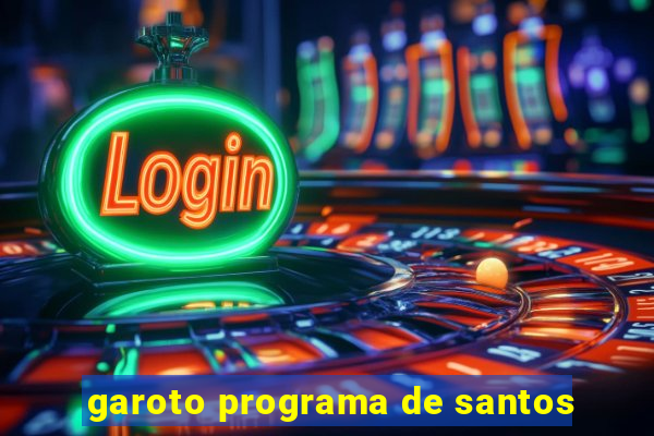 garoto programa de santos